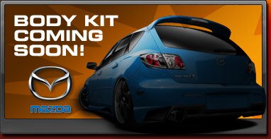 mazdaspeed 3 bodykit coming soon!
